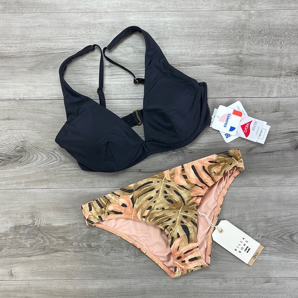 ☀️BILLABONG☀️CLASSIC  SURF ECO D-DD PLUNGE TOP - Picture 2 of 16